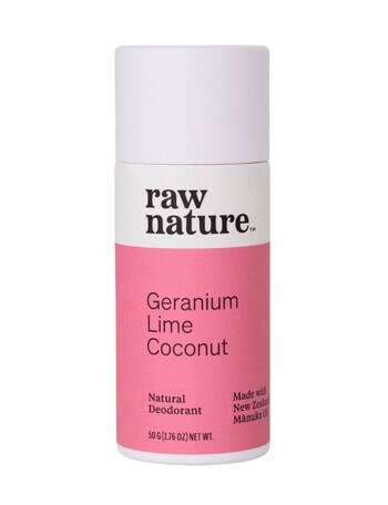 Raw Nature Geranium + Lime Natural Deodorant, 50g product photo