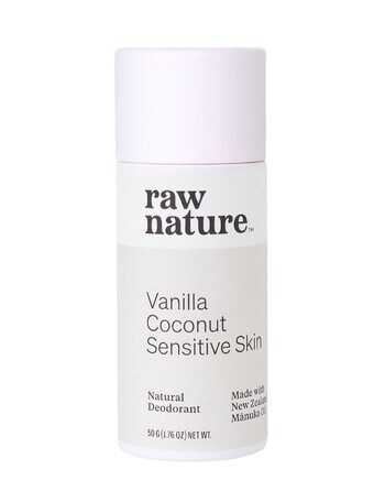 Raw Nature Vanilla + Sensitive Skin Natural Deodorant, 50g product photo