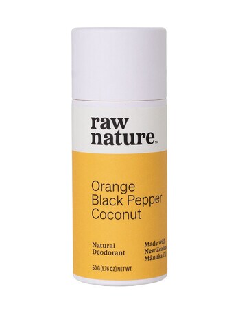 Raw Nature Orange + Black Pepper Natural Deodorant product photo