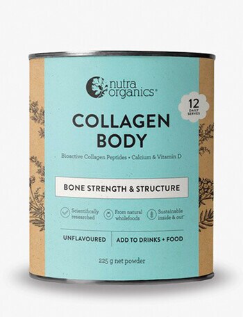 Nutra Organics Nutra Collagen Body with Fortibone, 225g product photo