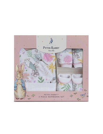 Peter Rabbit New Adventure Layette Set, 3-Piece, Pink product photo