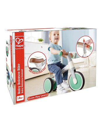 Hape First Ride Balance Bike Vespa Green product photo