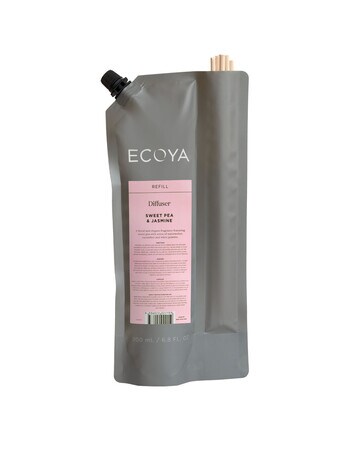 Ecoya Sweet Pea & Jasmine Diffuser Refill, 200ml product photo