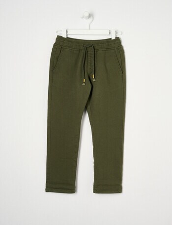 Mac & Ellie Knit Chino Pant, Khaki product photo