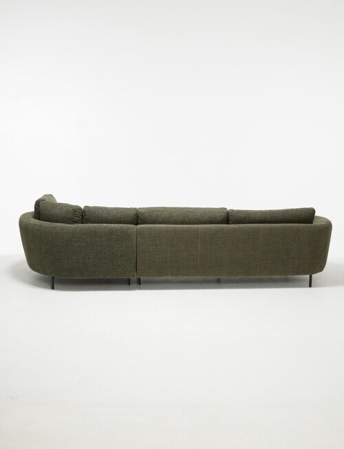 LUCA Furniture Milan Fabric 2 Seater Sofa with Right Hand Corner product photo View 03 L