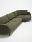 LUCA Furniture Milan Fabric 2 Seater Sofa with Right Hand Corner product photo View 04 S