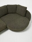 LUCA Furniture Milan Fabric 2 Seater Sofa with Right Hand Corner product photo View 05 S
