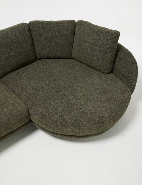 LUCA Furniture Milan Fabric 2 Seater Sofa with Right Hand Corner product photo View 05 L