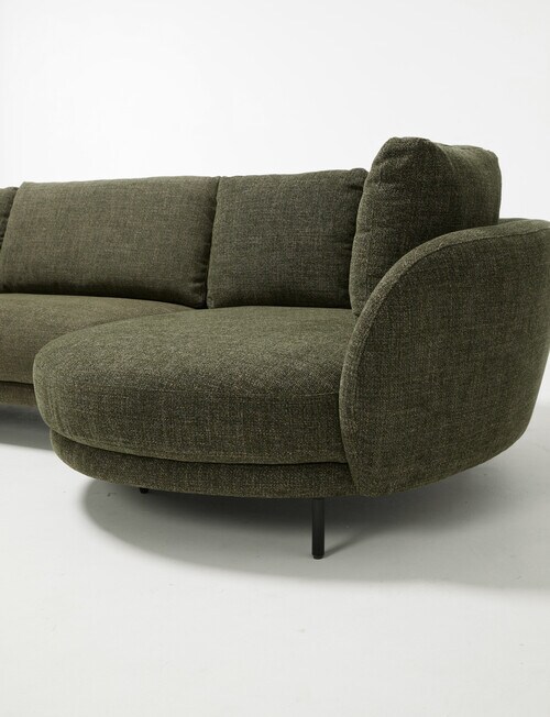LUCA Furniture Milan Fabric 2 Seater Sofa with Right Hand Corner product photo View 06 L