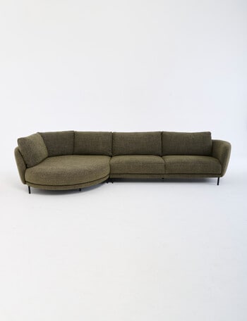 LUCA Furniture Milan Fabric 2.5 Seater Sofa with Left Hand Corner product photo
