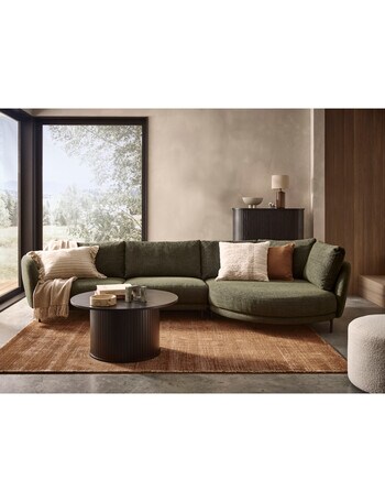 LUCA Furniture Milan Fabric 2.5 Seater Sofa with Right Hand Corner product photo