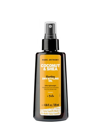 Marc Anthony Nourishing Coconut Oil & Shea Butter Dry Styling Oil, 120ml product photo