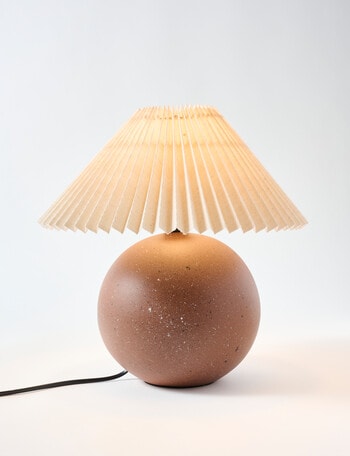 Salt&Pepper Potts Table Lamp, Brown product photo