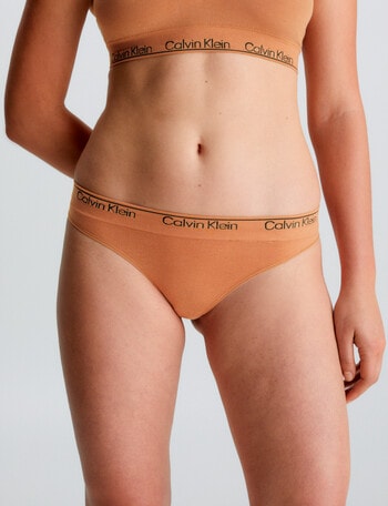 Calvin Klein Modern Seamless Thong Brief, Sandalwood product photo