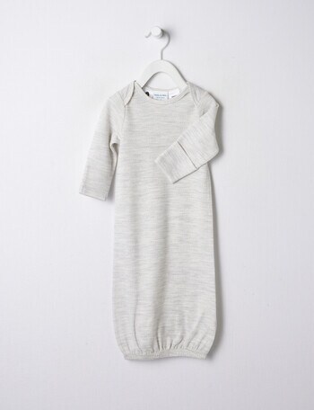 Milly & Milo Merino Blend Gown, Grey Marle product photo