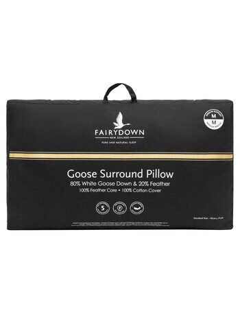 Fairydown 80/20 Goose Feather Surround Pillow, Medium product photo