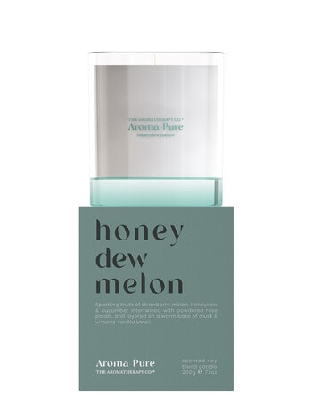 The Aromatherapy Co. Aroma Pure Candle, Honeydew Melon, 200g product photo