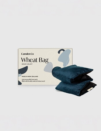 Camden Co Wheat Bag, Denim Velvet product photo