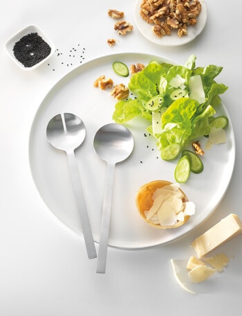 SouthWest Fazlur Salad Server 2-Piece Set, Silver product photo
