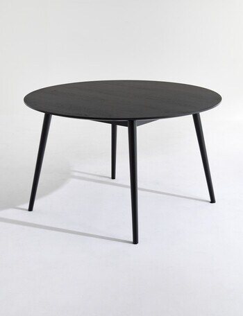 LUCA Furniture Amalfi Dining Table 1.2m, Black product photo