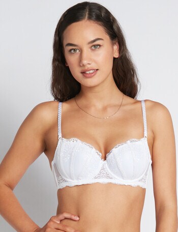 Bendon Sofia Contour Bra, Bright White, A-E product photo