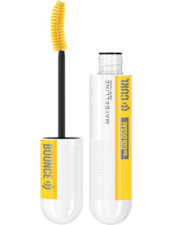 Maybelline Colossal Curl Bounce Mascara, Blackest Black, Washable product photo