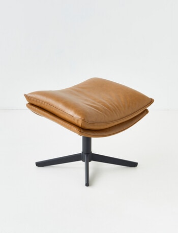 LUCA Furniture Kingston Leather Footstool product photo