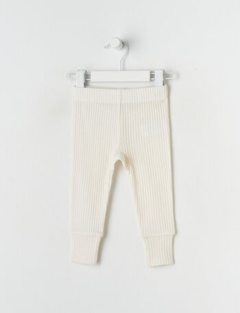 Milly & Milo Rib Legging, Vanilla product photo