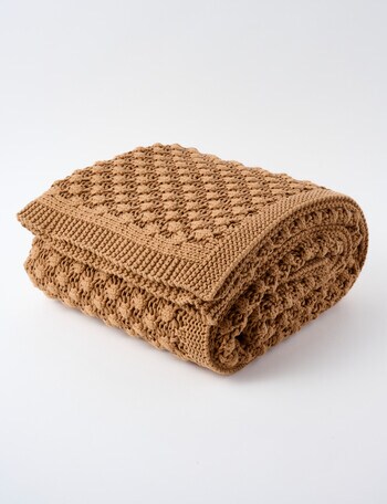 Domani Arietta Throw, Tan product photo