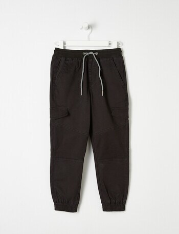 Mac & Ellie Cargo Jogger, Black product photo