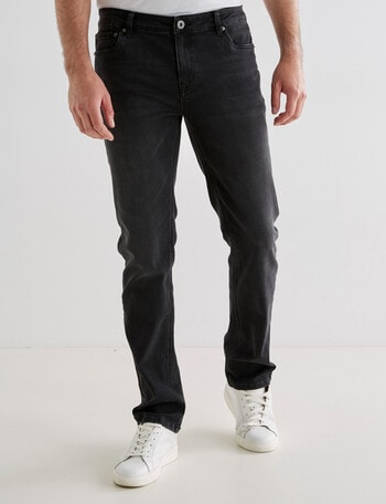 Chisel Extreme Stretch Slim Leg Jean, Black product photo