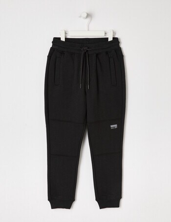 Mac & Ellie Knee Panel Trackpant, Black product photo