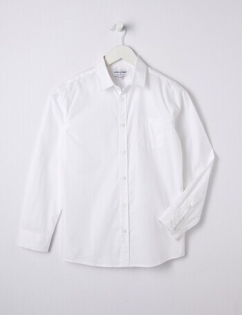 High Street Formal Long sleeve Shirt, White product photo