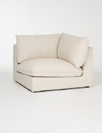 Marcello&Co Aspen Maxi Fabric Modular Corner, Natural product photo