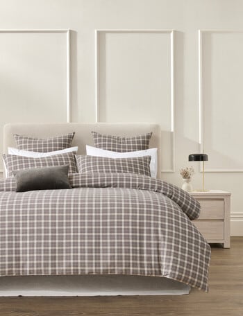 Kate Reed Devon Duvet Cover Set, Grey product photo