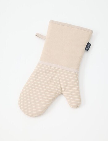 Ladelle Lennox Oven Mitt, Stone product photo