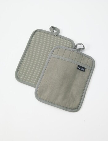 Ladelle Lennox Pot holder, 2-Pack, Gum product photo