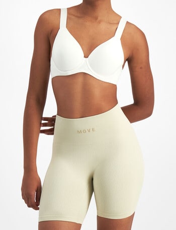 Bonds Move Contour Bra, White Cloud, A/E-B/G product photo