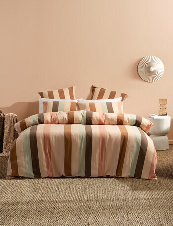 Linen House Adrina Duvet Cover Set, Pecan product photo