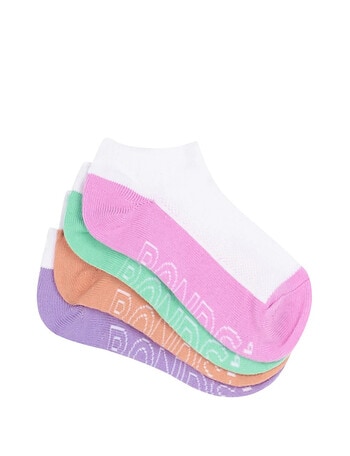 Bonds Bonds Logo Lite Low Cut, 4-Pack, White product photo