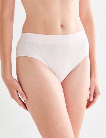Honey Vegas Rib Hi-Cut Brief, Soft Pink, XXS-XL product photo