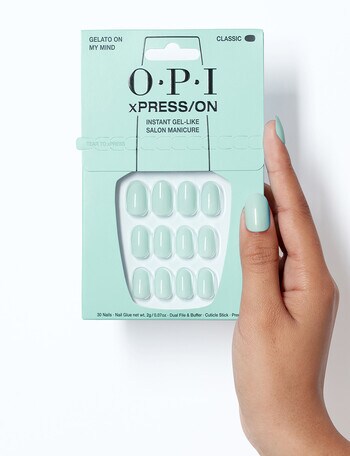 OPI xPRESS/ON Iconic Shades, Gelato on My Mind, Short product photo