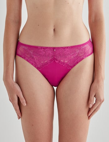Acapella Vienna Bikini Brief, Fuchsia Pink, 8-16 product photo