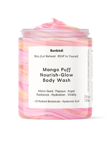 Bonbodi Mango Puff Nourish-Glow Body Wash, 210g product photo