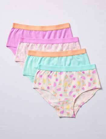 Blue Ink Boyleg Brief, 4-Pack, Fruit & Icecream, 2-16 product photo