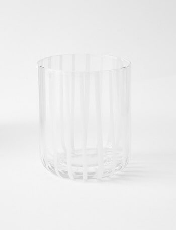 CinCin CinCin Stripe Tumbler, White product photo