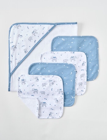 Little Textiles Bath Gift Set, Elephants product photo