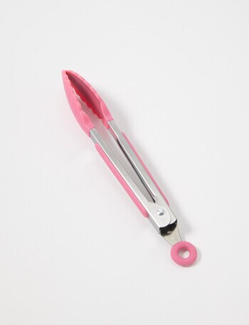 Bakers Delight Prep Mini Tongs, Pink product photo