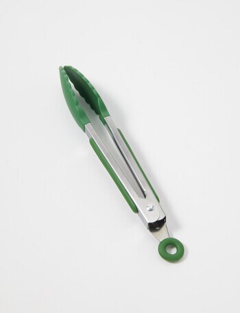 Bakers Delight Prep Mini Tongs, Green product photo