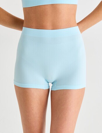 Honey Vegas Rib Shortie Brief, Icey Blue, XXS-XL product photo